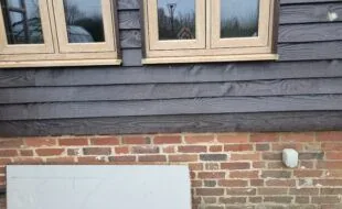 Upvc Oak effect Windows