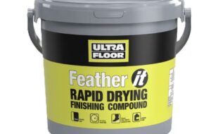 LVT adhesive & feather compound. Tiny amount used.